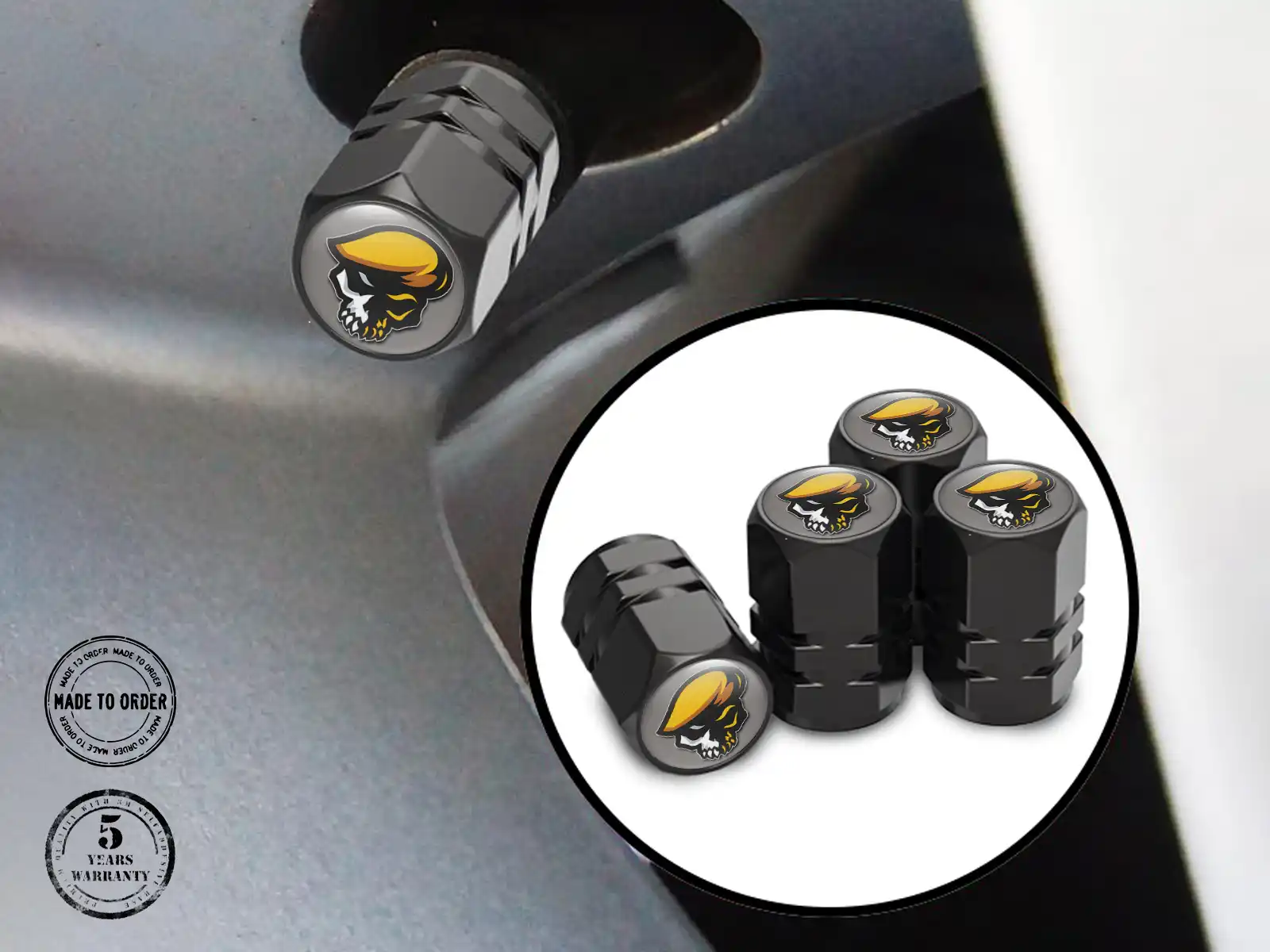 Wheel Valve Stem Caps for Bikes Force Design